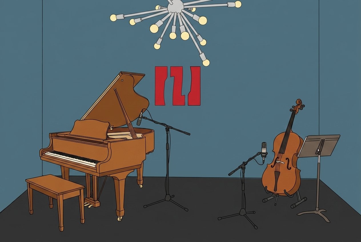 NAMS piano and guitar lesson room